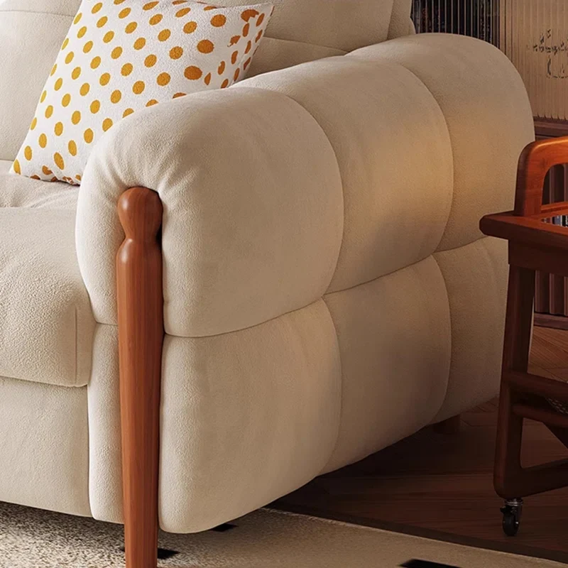 Kratzfestes Schlafsofa aus Flanellstoff mit Stauraum darunter