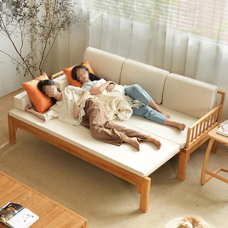 Multifunktionales Schlafsofa Arhat aus Massivholz
