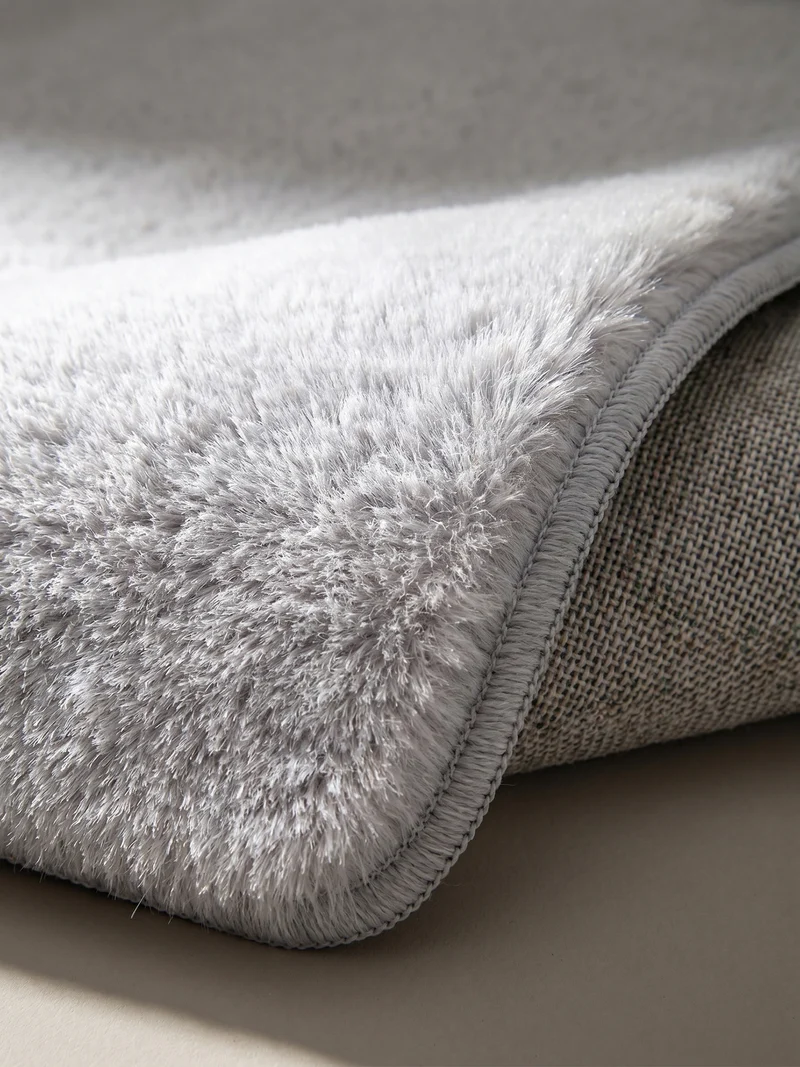 Kurzflor-Teppich – Moderne Grautöne | Maschinenwaschbar bei 30°C
