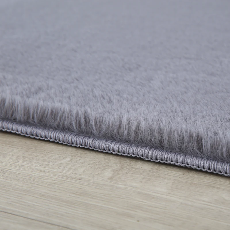 Kurzflor-Teppich – Moderne Grautöne | Maschinenwaschbar bei 30°C