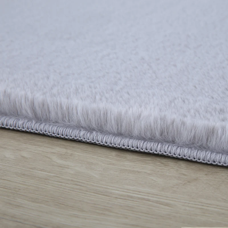 Kurzflor-Teppich – Moderne Grautöne | Maschinenwaschbar bei 30°C