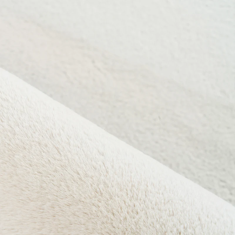 Kurzflor-Teppich – Helle Naturtöne | Maschinenwaschbar bei 30°C
