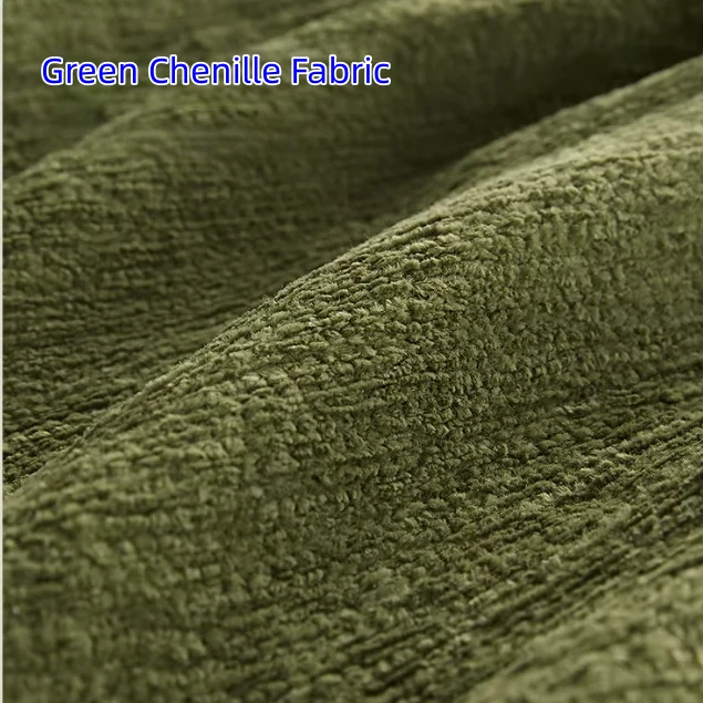 Schlafsofa aus massivem Eschenholz mit Bezug aus Chenille-Stoff mit vierblättrigem Kleeblattmuster