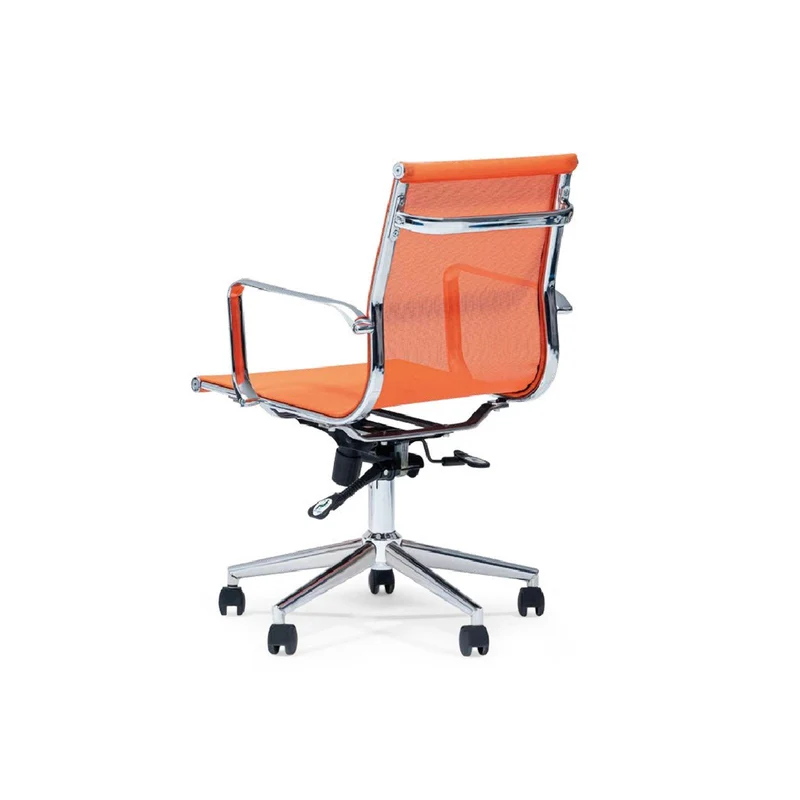 Assist Ergonomic Office Chair – Orange Mesh, Chrome Base