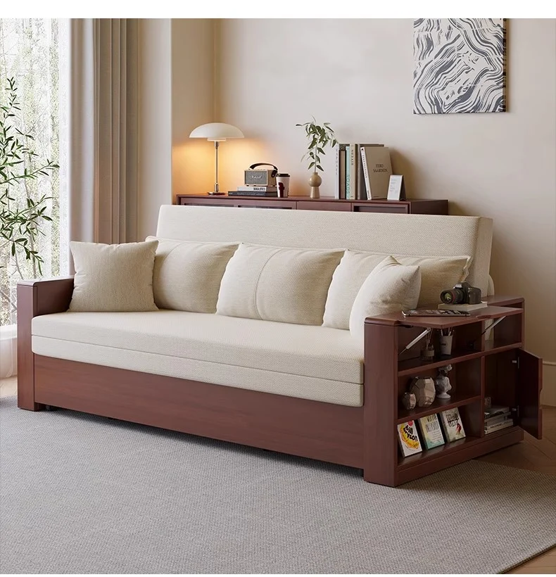 Multifunktions-Schlafsofa mit ferngesteuertem Hub-Couchtisch