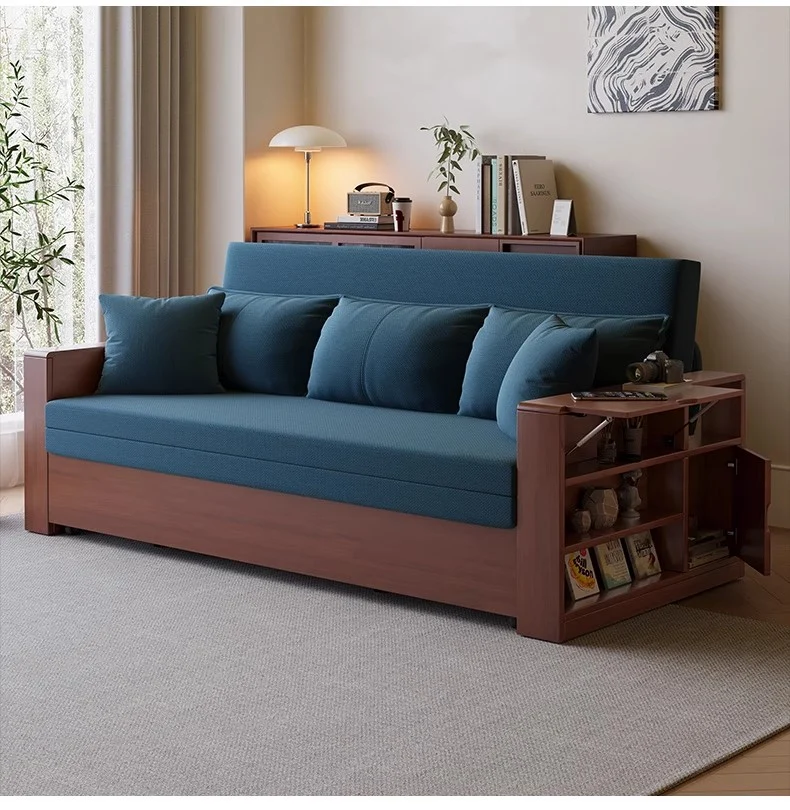 Multifunktions-Schlafsofa mit ferngesteuertem Hub-Couchtisch