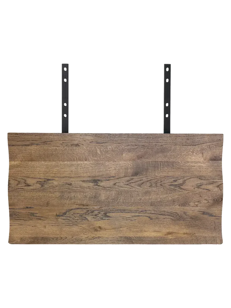 Ansteckplatten Eiche mit Baumkante, geräuchert