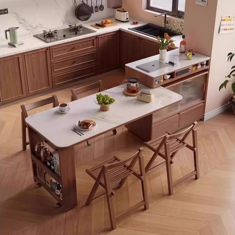 Eleganter drehbarer Inseltisch