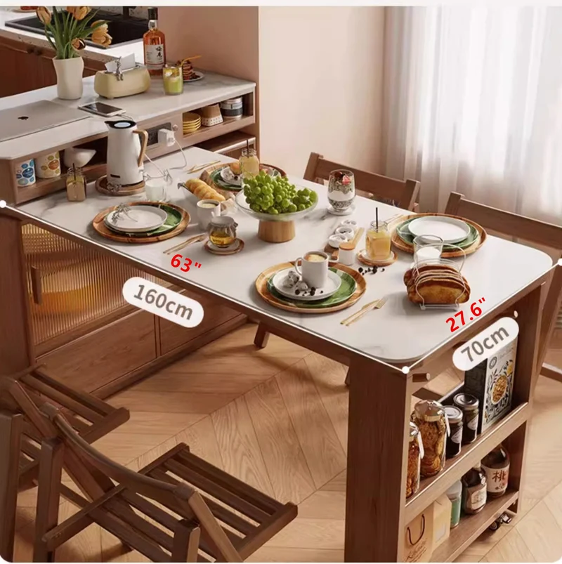 Eleganter drehbarer Inseltisch