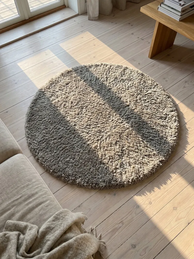 Shaggy Hochflor-Teppich – Helle Naturtöne | 5 cm Florhöhe extra weich