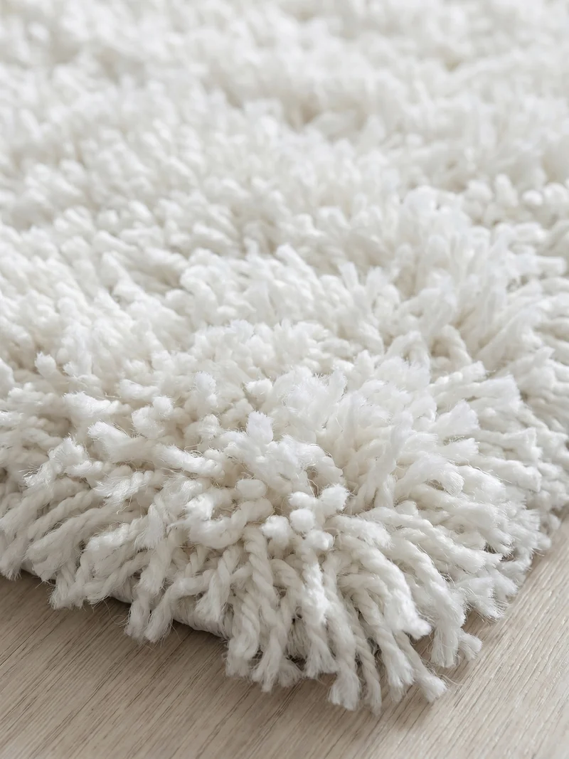 Shaggy Hochflor-Teppich – Helle Naturtöne | 5 cm Florhöhe extra weich
