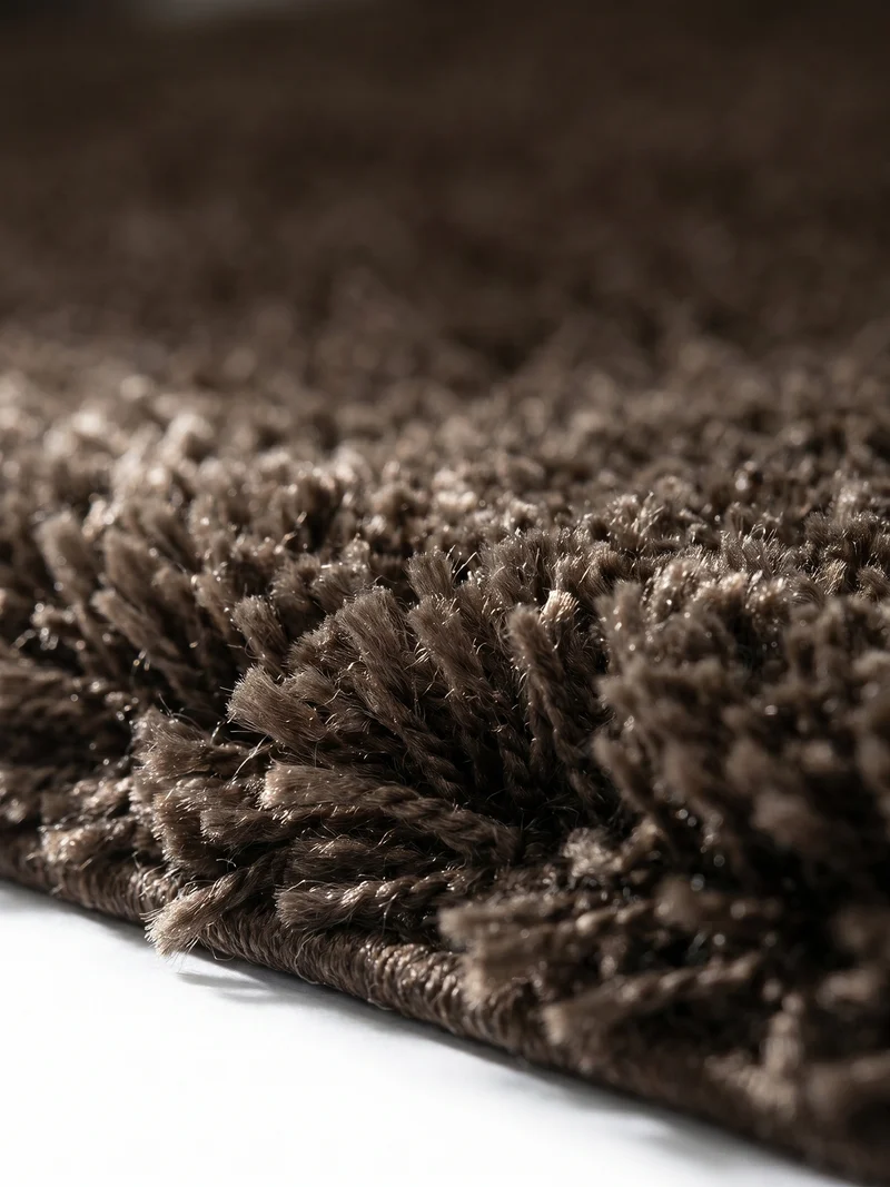 Shaggy Hochflor-Teppich – Helle Naturtöne | 5 cm Florhöhe extra weich