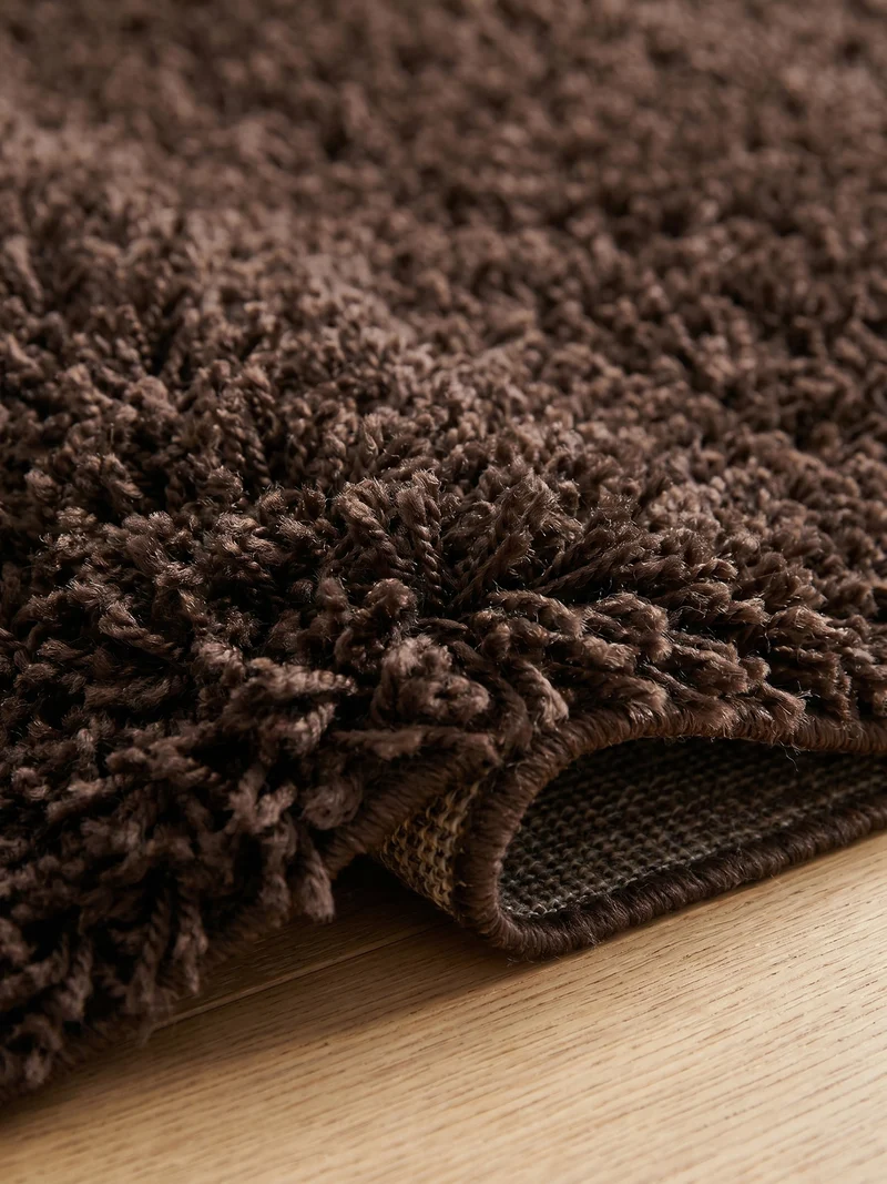 Shaggy Hochflor-Teppich – Helle Naturtöne | 5 cm Florhöhe extra weich