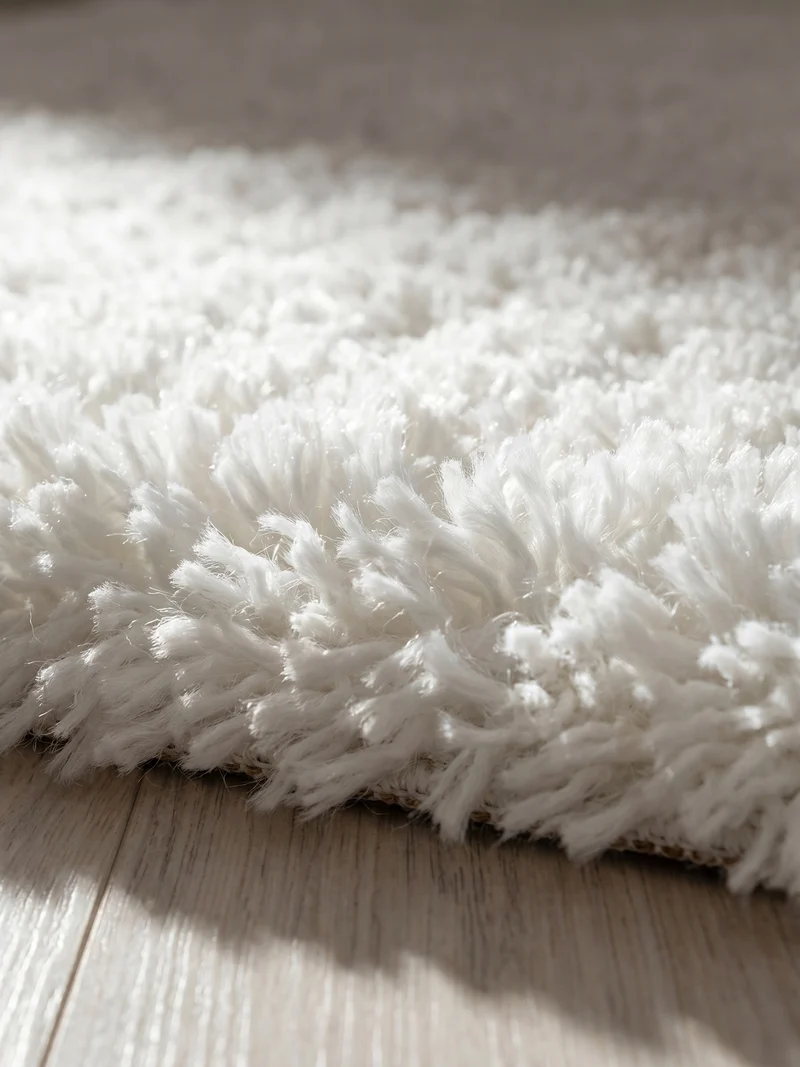 Shaggy Hochflor-Teppich – Helle Naturtöne | 5 cm Florhöhe extra weich