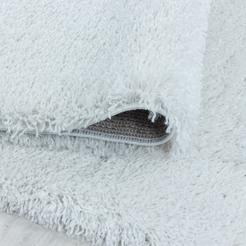 Shaggy Hochflor-Teppich – Helle Naturtöne | 5 cm Florhöhe extra weich