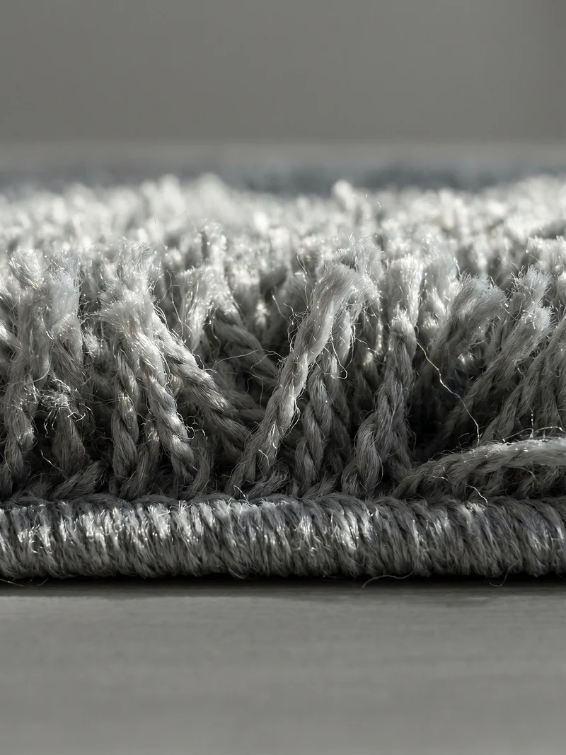 Shaggy Hochflor-Teppich – Moderne Grautöne | 5 cm Florhöhe extra weich