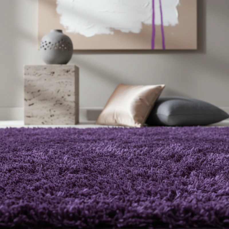 Shaggy Hochflor-Teppich – Akzent-Farbpalette | 5 cm Florhöhe extra weich