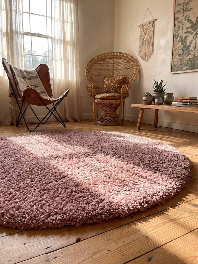 Shaggy Hochflor-Teppich – Akzent-Farbpalette | 5 cm Florhöhe extra weich