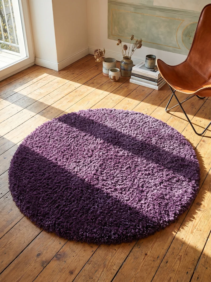 Shaggy Hochflor-Teppich – Akzent-Farbpalette | 5 cm Florhöhe extra weich