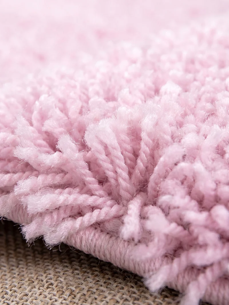 Shaggy Hochflor-Teppich – Lebhafte Akzente | 3 cm Florhöhe waschbar