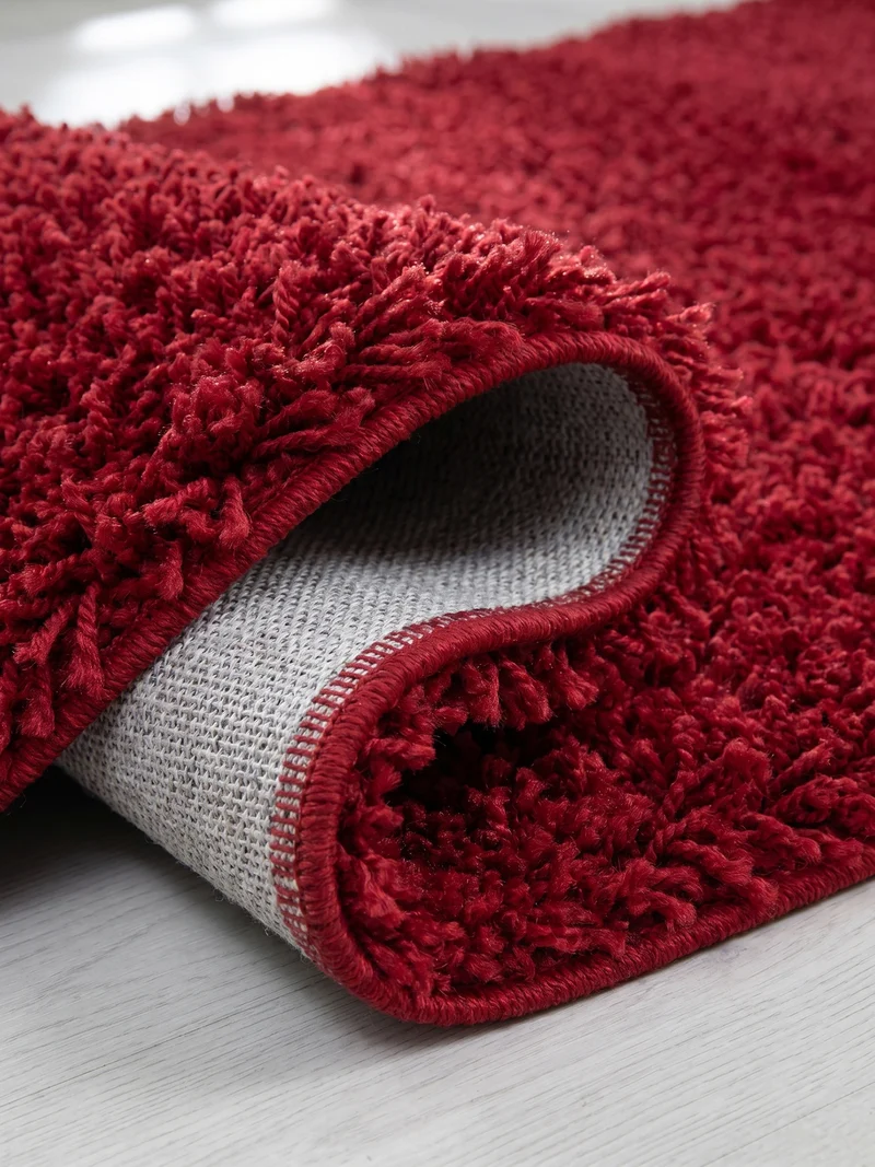 Shaggy Hochflor-Teppich – Lebhafte Akzente | 3 cm Florhöhe waschbar