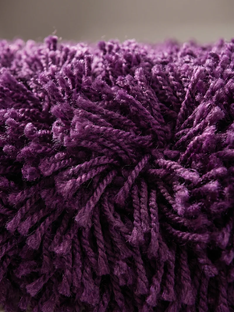 Shaggy Hochflor-Teppich – Lebhafte Akzente | 3 cm Florhöhe waschbar