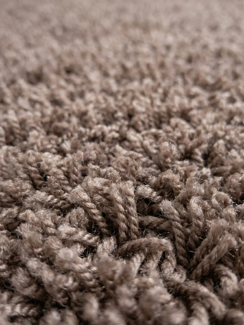 Shaggy Hochflor-Teppich – Warme Erdtöne | 3 cm Florhöhe waschbar