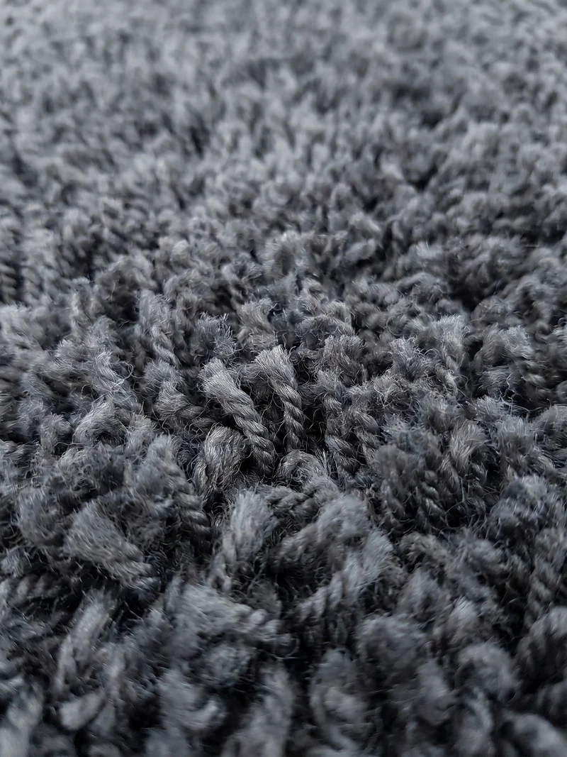 Shaggy Hochflor-Teppich – Moderne Grautöne | 3 cm Florhöhe waschbar