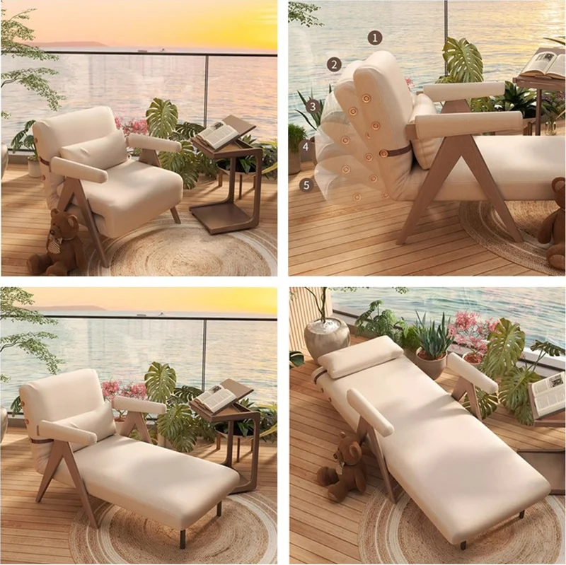 3-in-1 umwandelbares und verstellbares Loveseat-Schlafsofa
