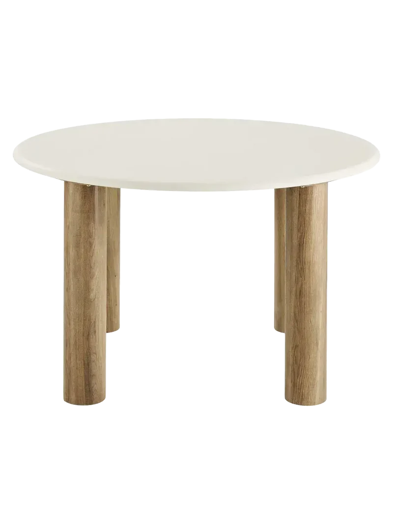 Fondi Esstisch Zement-Optik, sand/braun