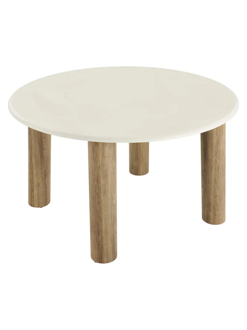 Fondi Esstisch Zement-Optik, sand/braun