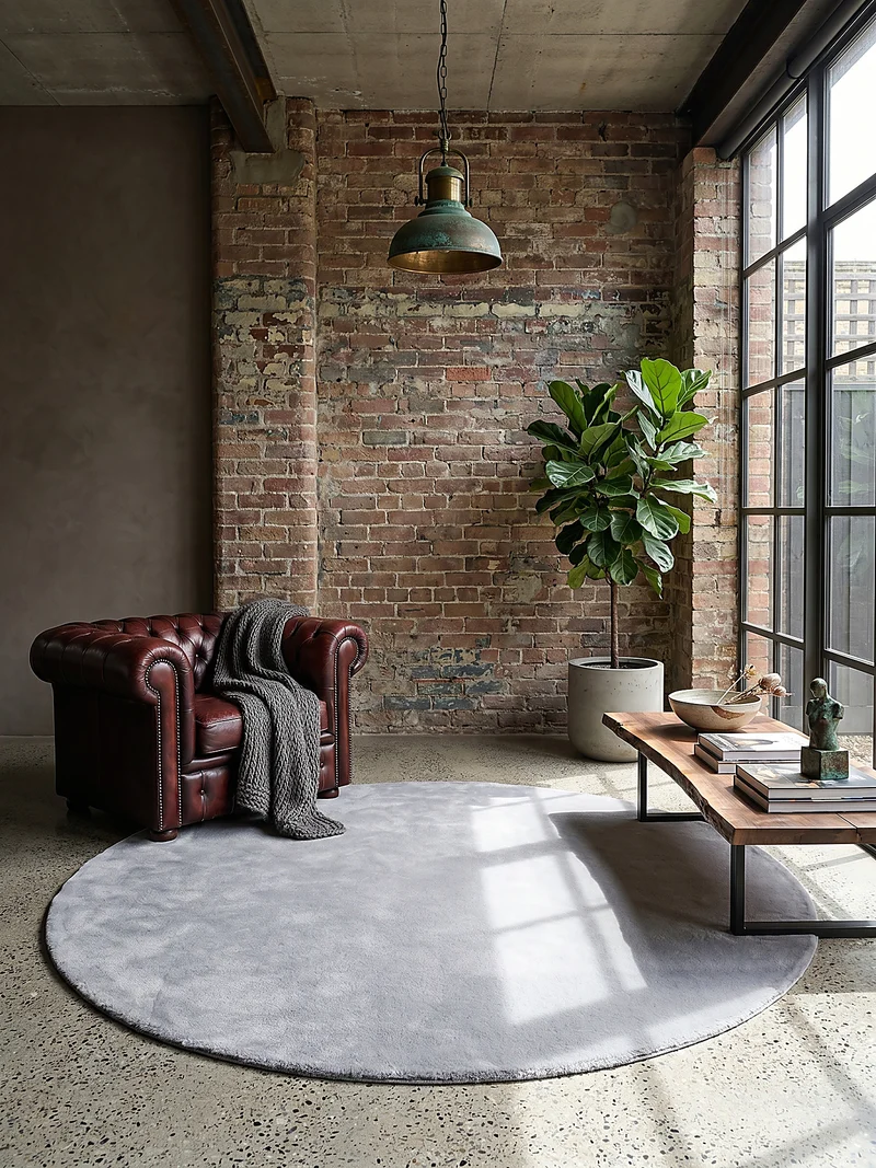 Kurzflor-Teppich Uni plüschig - Polyester, 12 mm Gesamthöhe