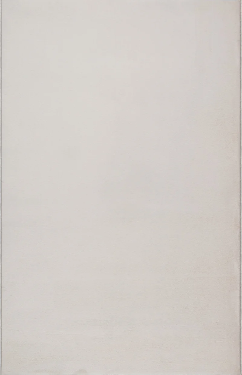 Kurzflor-Teppich Uni plüschig - Polyester, 12 mm Gesamthöhe