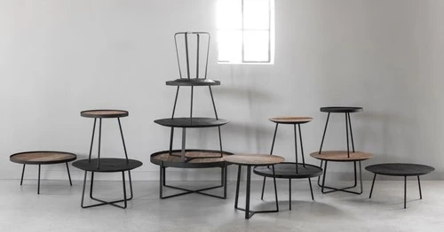 Couchtisch-Set Organus Schwarz