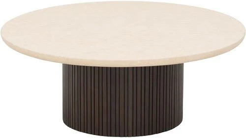 Couchtisch Maroon rund