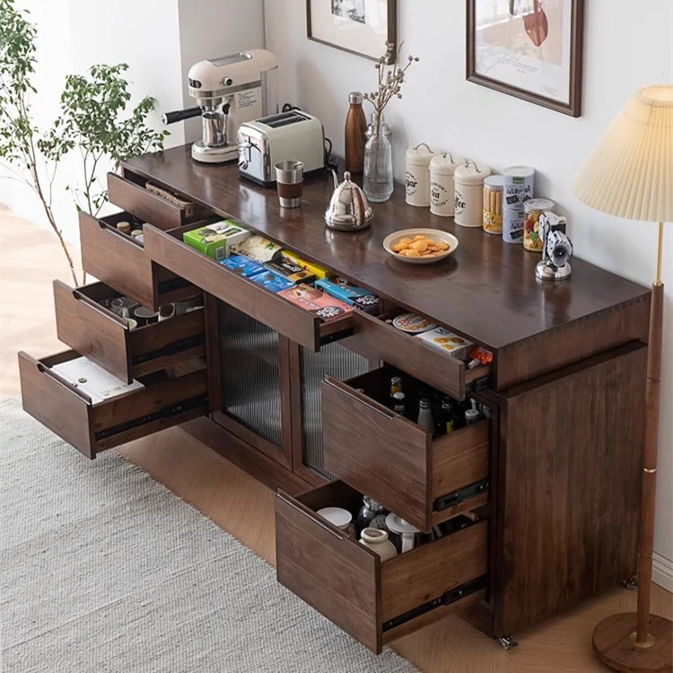 Mehrzweck-Sideboardschrank mit drehbarer Tischplatte