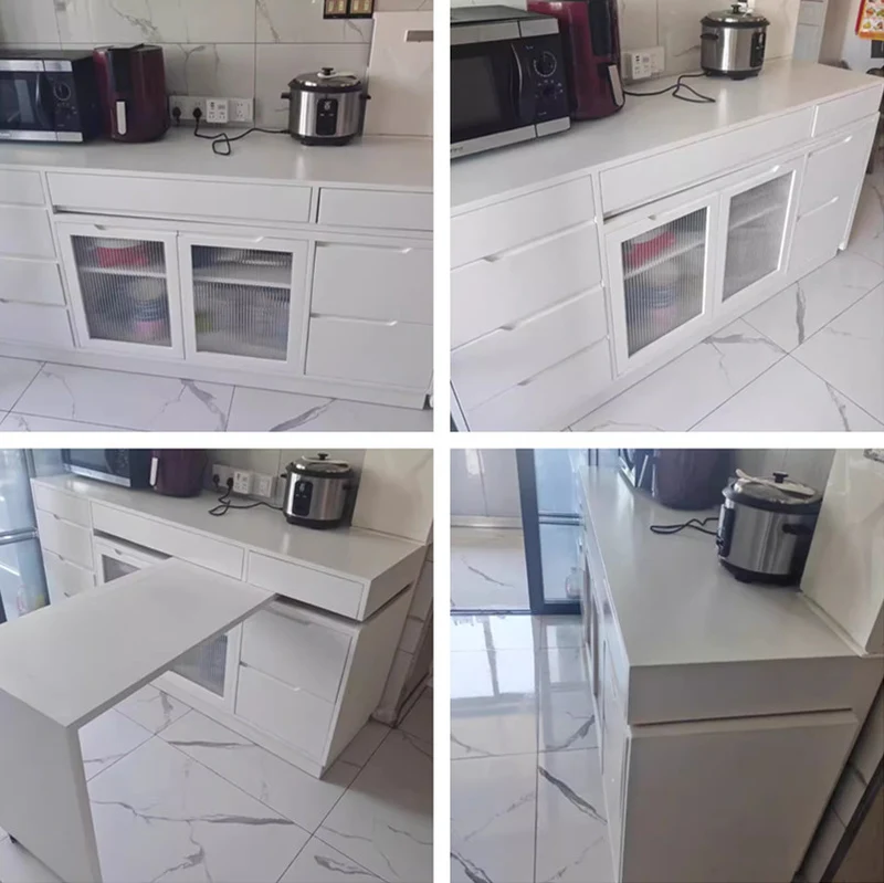 Mehrzweck-Sideboardschrank mit drehbarer Tischplatte
