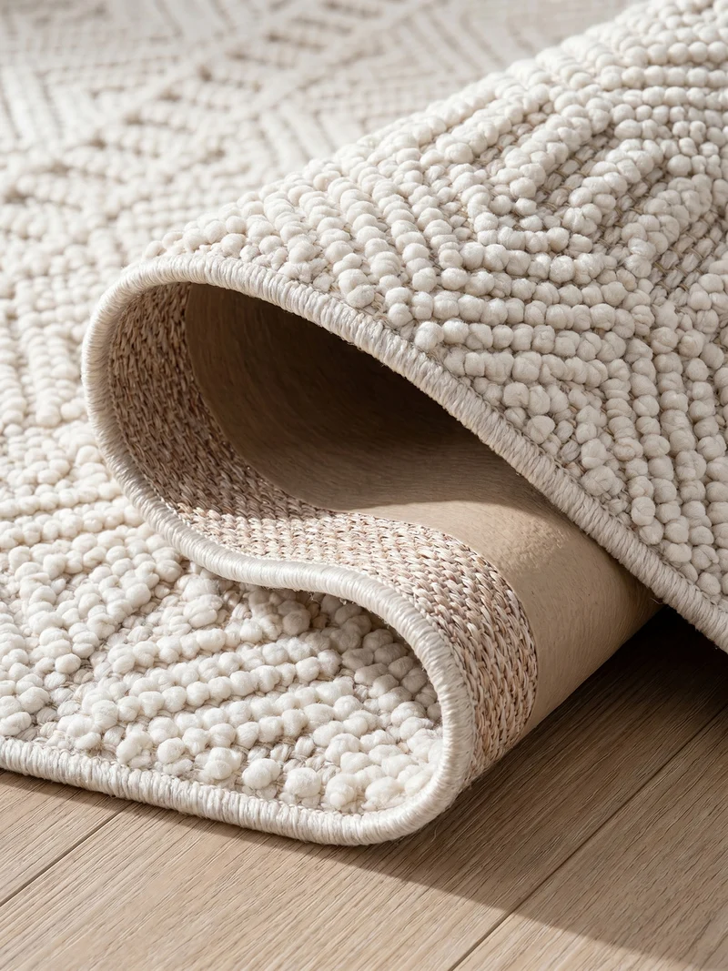 Flachgewebe-Teppich Ethno-Streifen Boho Pflegeleicht