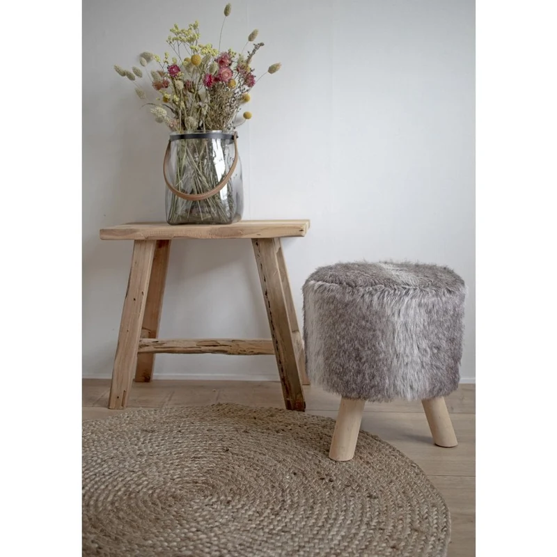 House Nordic Tischset Bombay – Natur, Jute, Ø 38 cm, 38 × 38 × 0,5 cm, 4er-Set