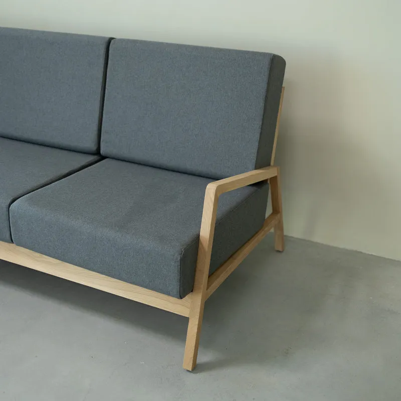 Zweisitzer-Sofa aus Massivholz SWEDEN | NordicStory