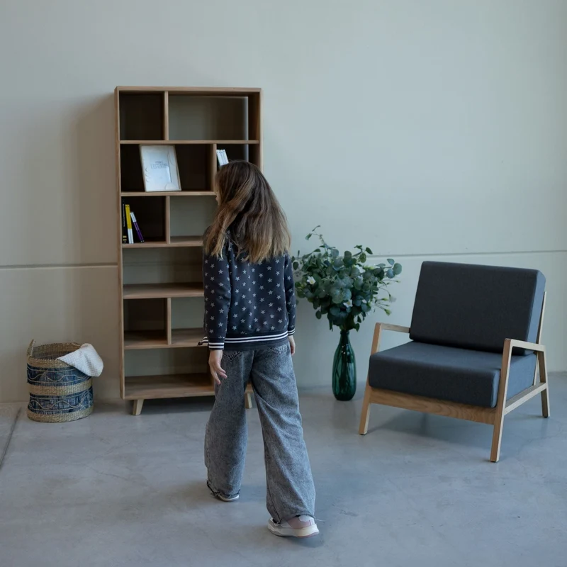Massivholz-Bücherregal SWEDEN 1 | NordicStory