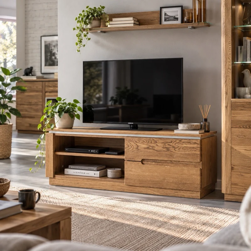 TV-Möbel aus Eichenholz MONTENEGRO 24 | LoftStory