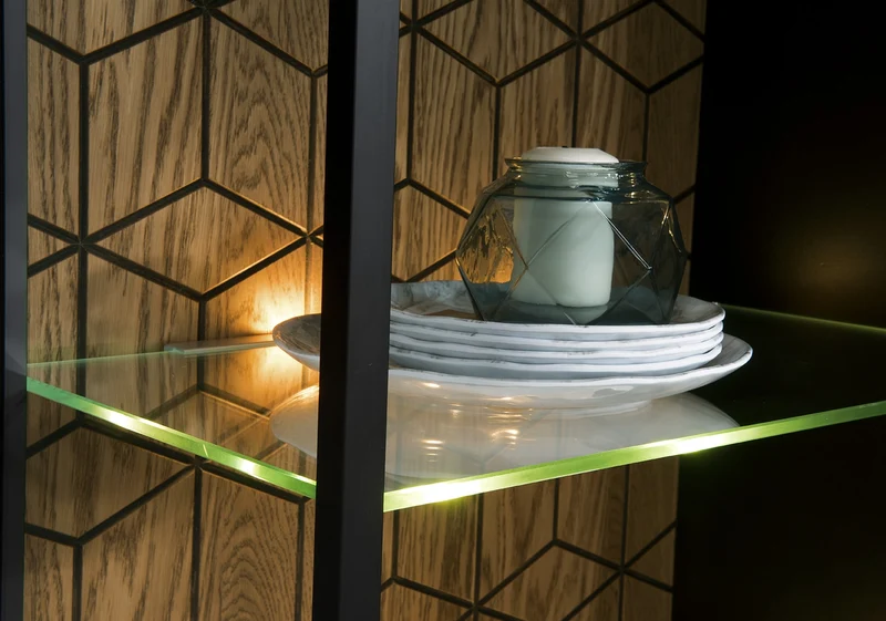 Vitrine aus Eichenholz MOZAIK 10 | LoftStory