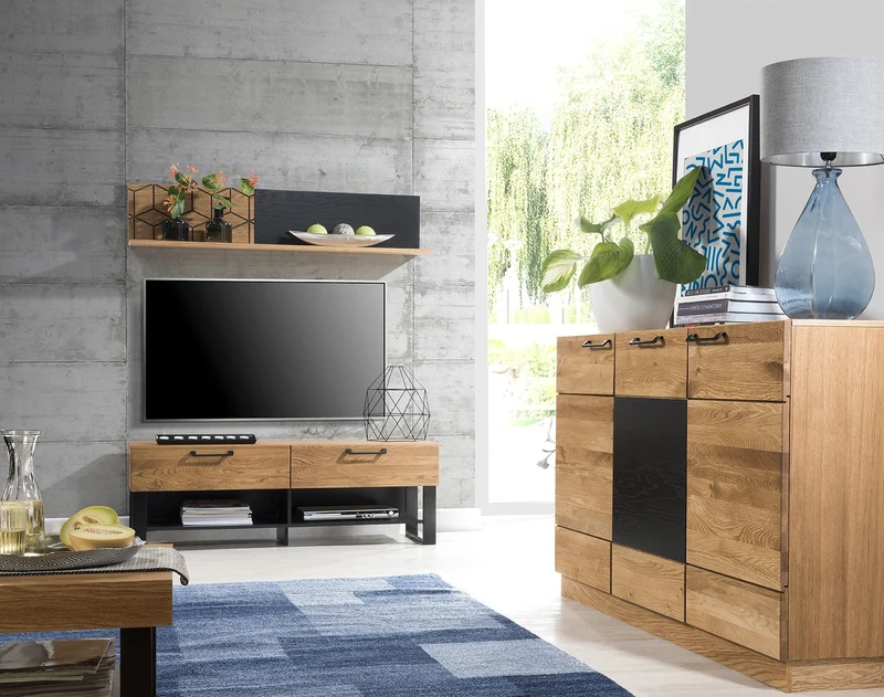 Sideboard aus Eichenholz MOZAIK 45 | LoftStory