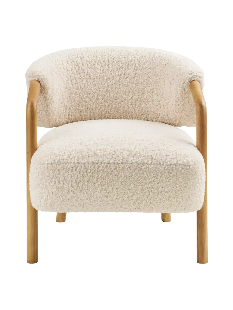 Dakar Loungesessel beige/dunkel natur