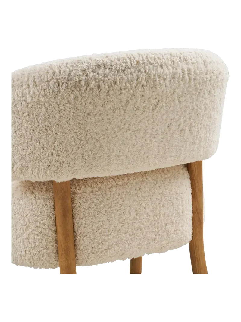 Dakar Loungesessel beige/dunkel natur
