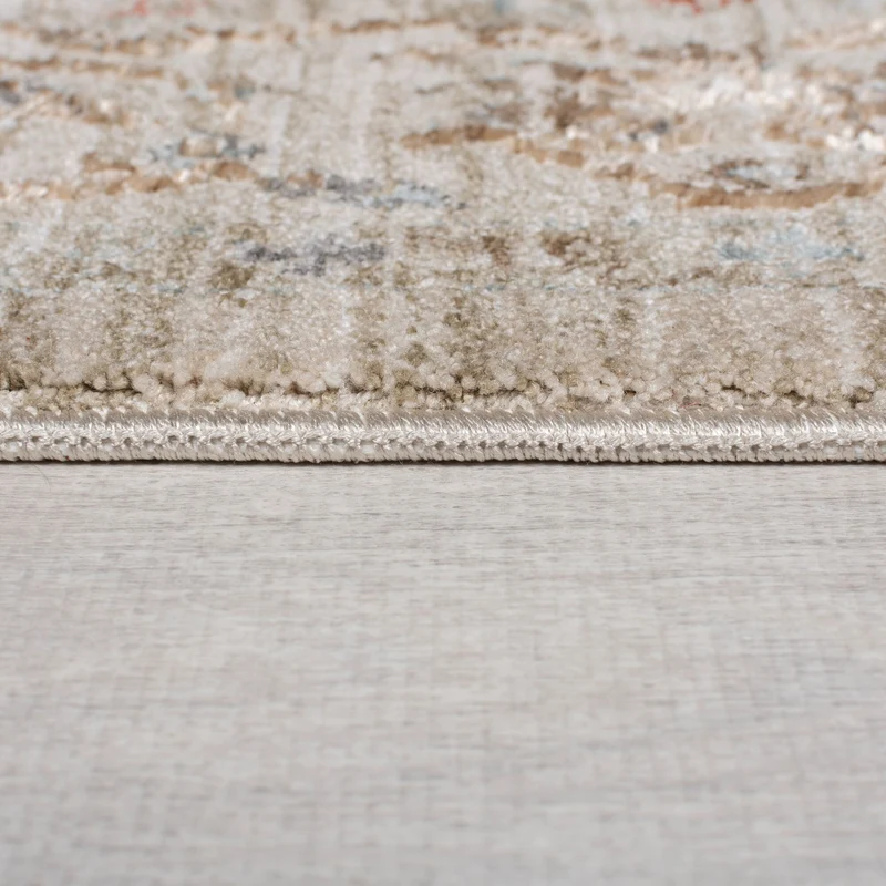 Teppich Kurzflor Persisch Floral Muster, Orientalisch, Wohnzimmer