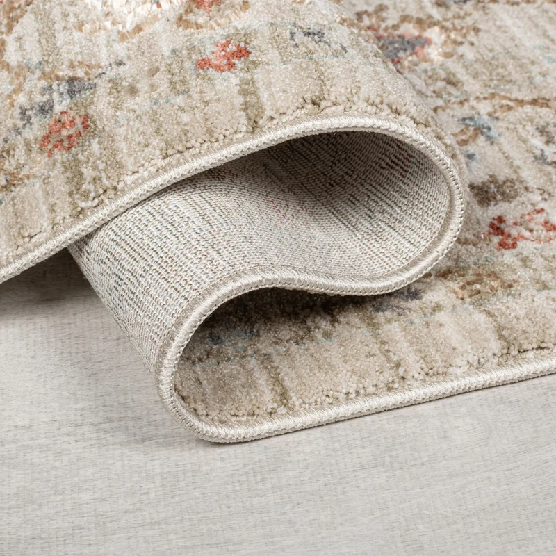 Teppich Kurzflor Persisch Floral Muster, Orientalisch, Wohnzimmer