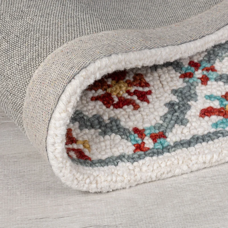 Wollteppich Orientmuster Floral Suzani, Wohnzimmer