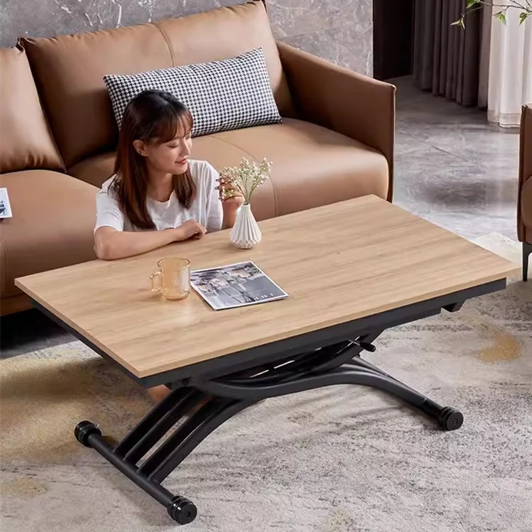 Multifunktionaler 2-in-1-Couchtisch und Esstisch